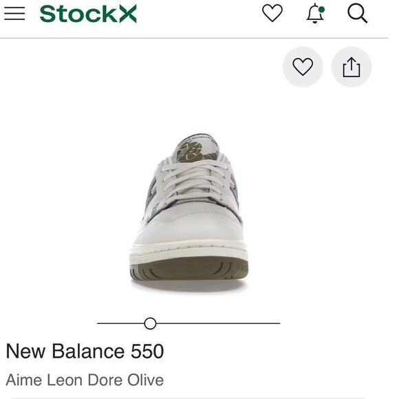 New Balance Aime Leon Dore 550 Olive - M8 / F9.5 - Picture 2 of 7